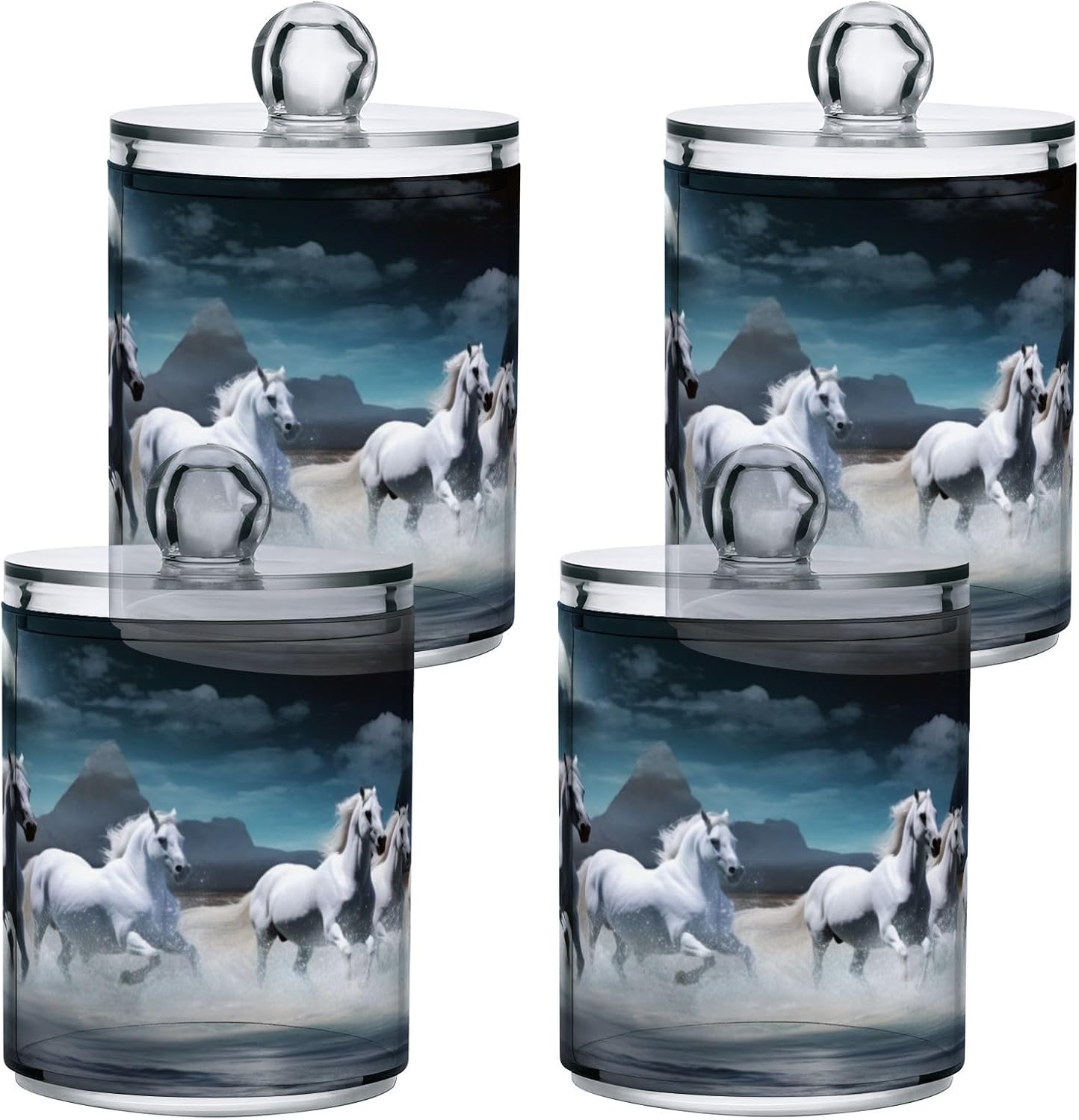Double-Pack 10oz Plastic Jars