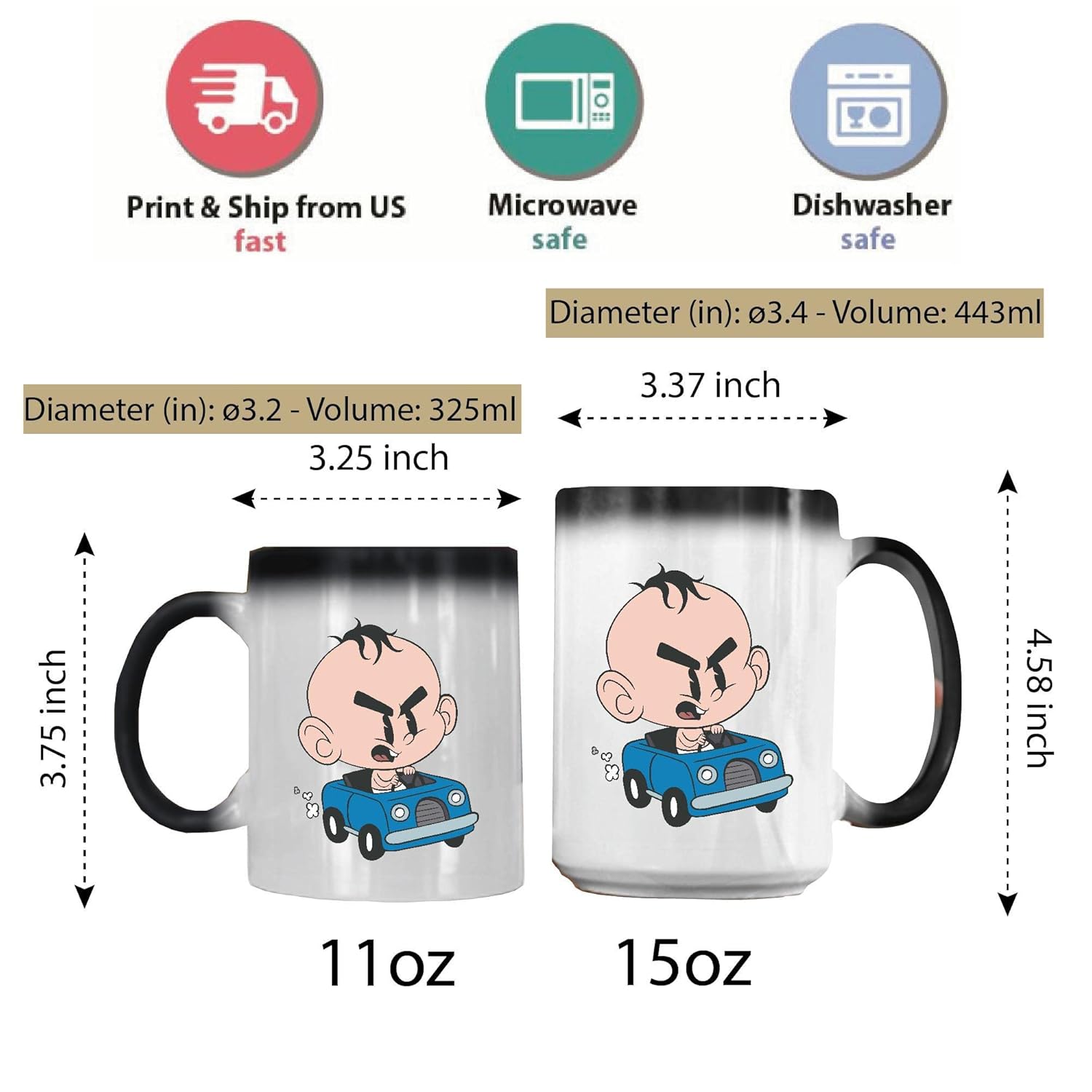 Personalized Kids Anger Relief Mug