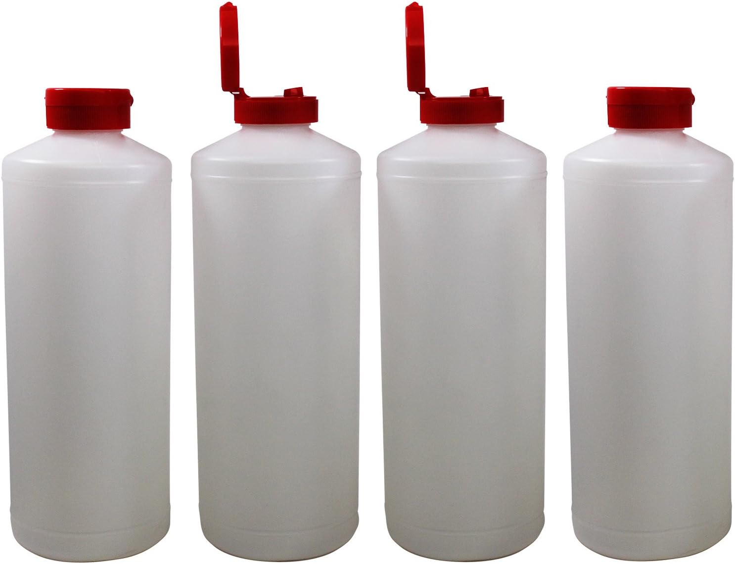 Sturdy 32 oz Condiment Squeeze Bottles
