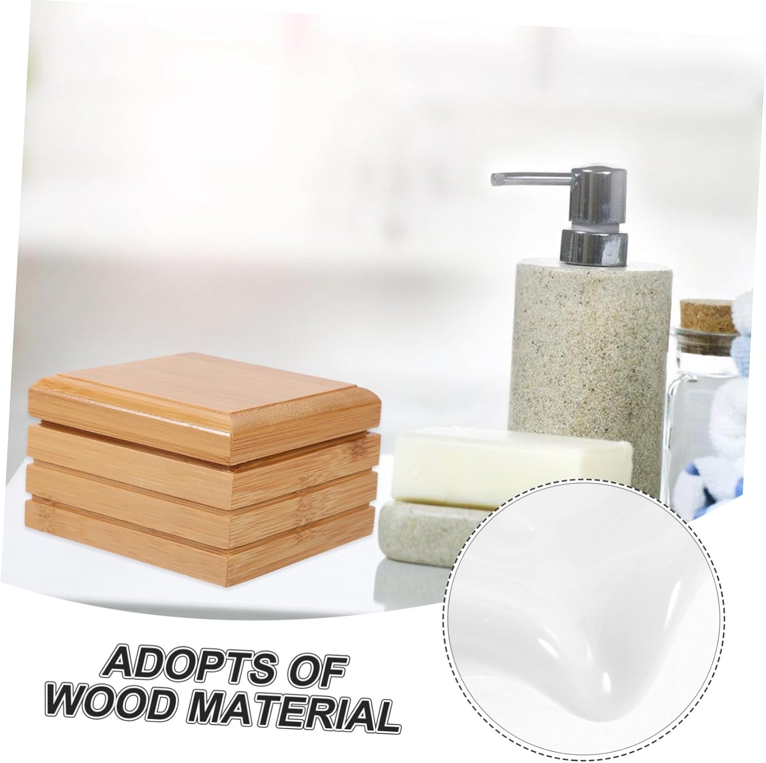Stylish Bar Soap Holder Kit for Bathrooms
