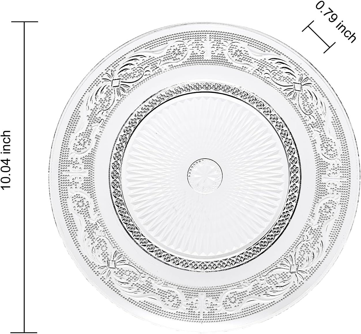Art Deco Crystal Plates