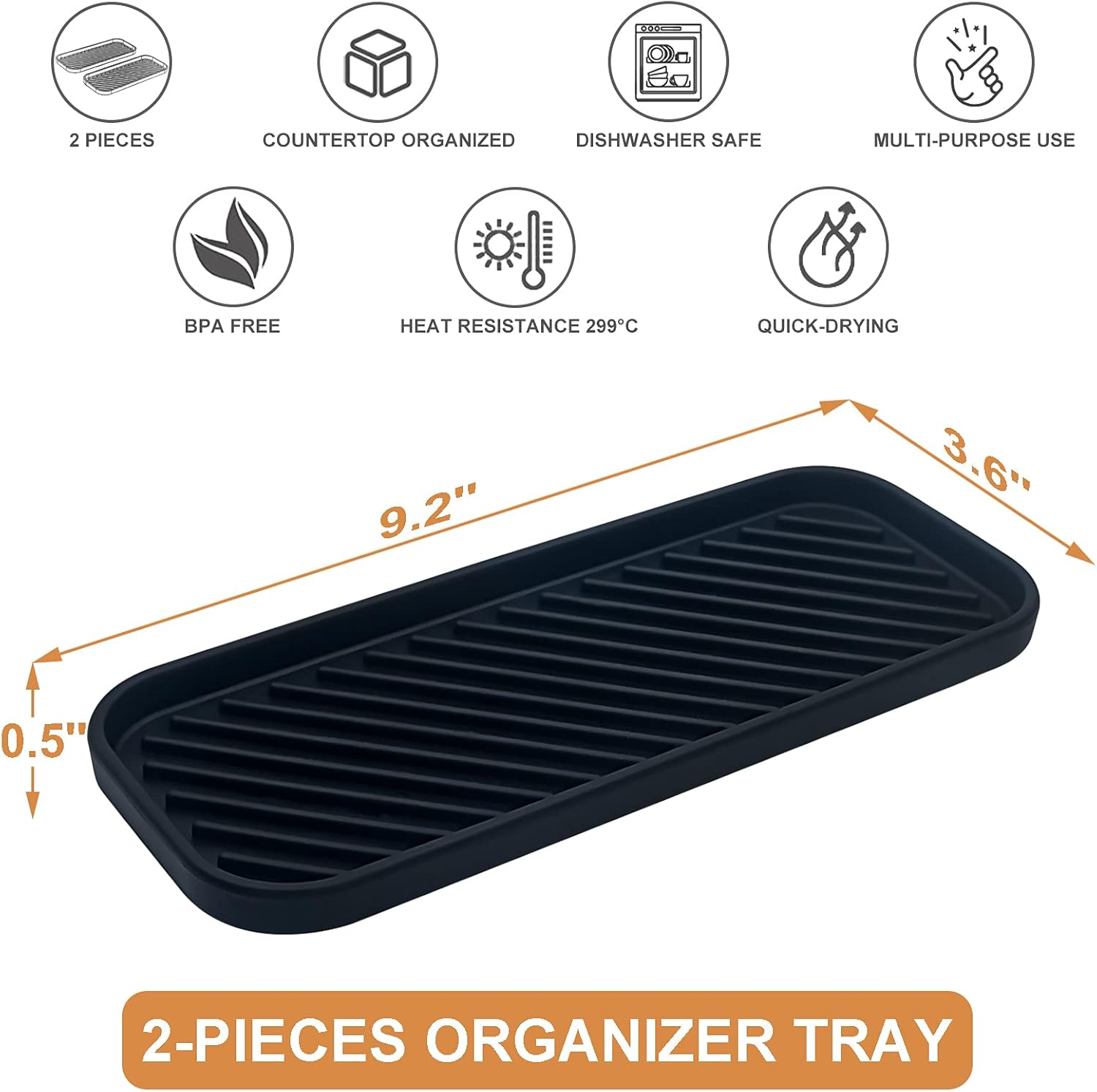Organizer Tray with Soaps Sponges
