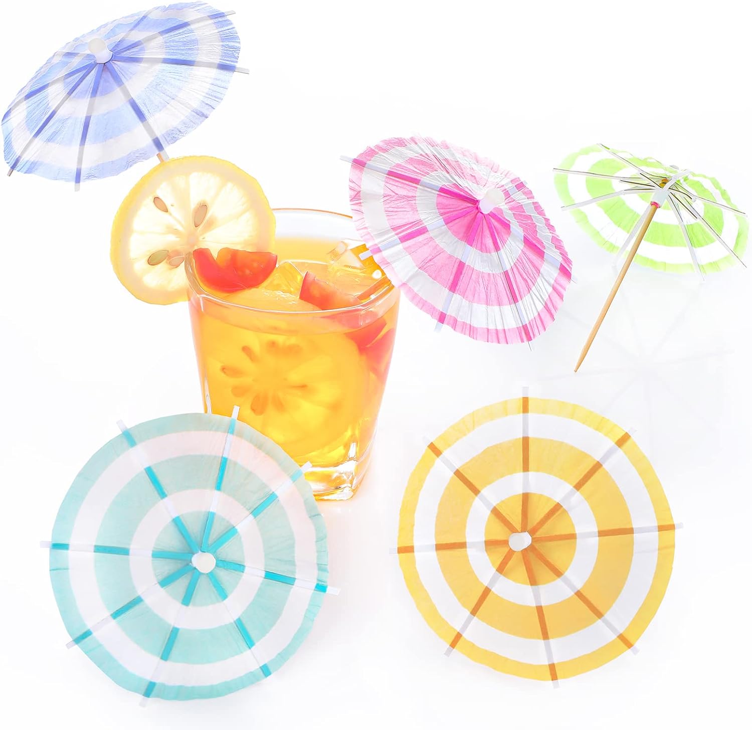 Chic 150-Piece Cocktail Umbrella Picks for Summer Parties