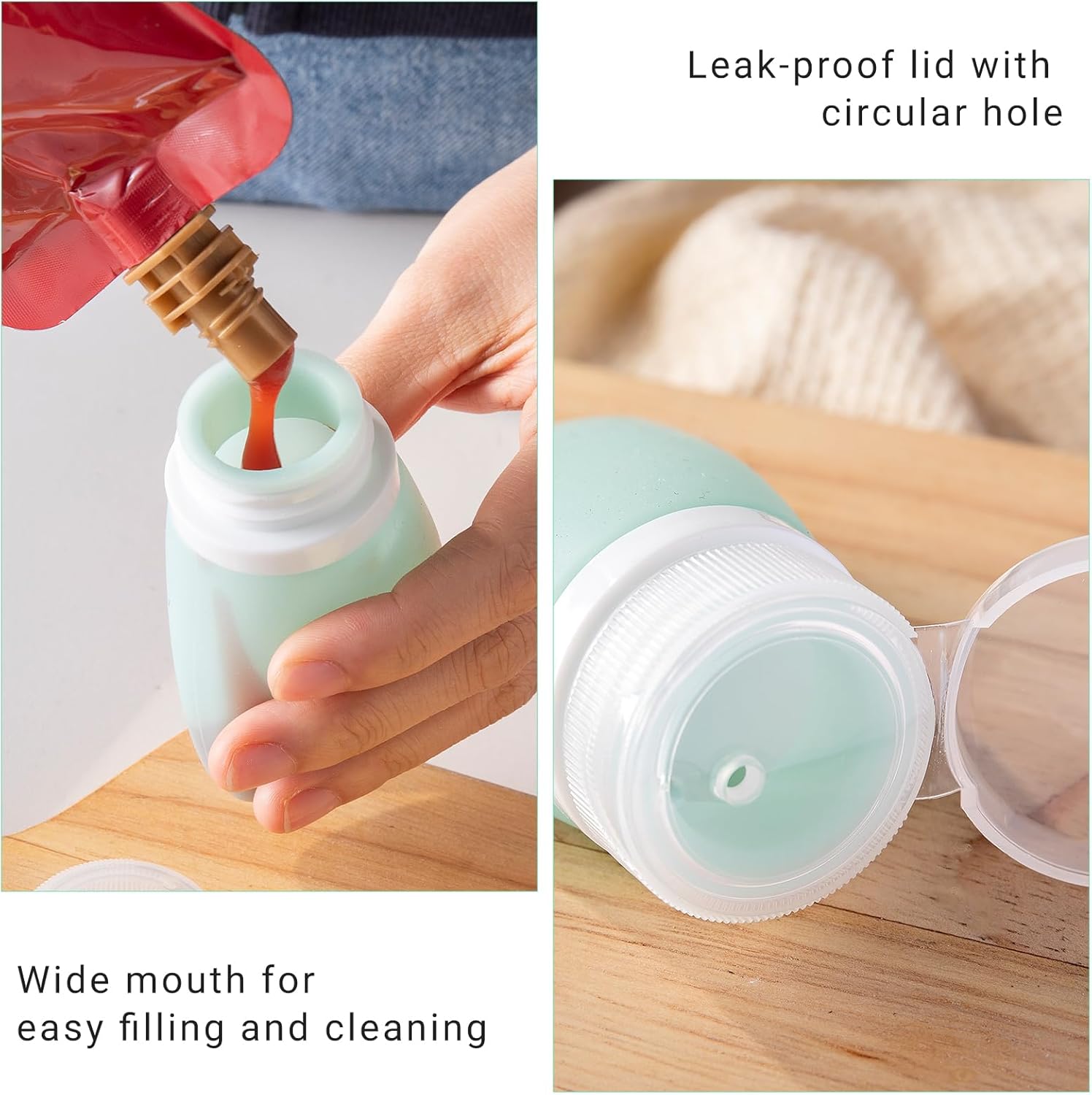 4-Piece Squeeze Salad Dressing Set