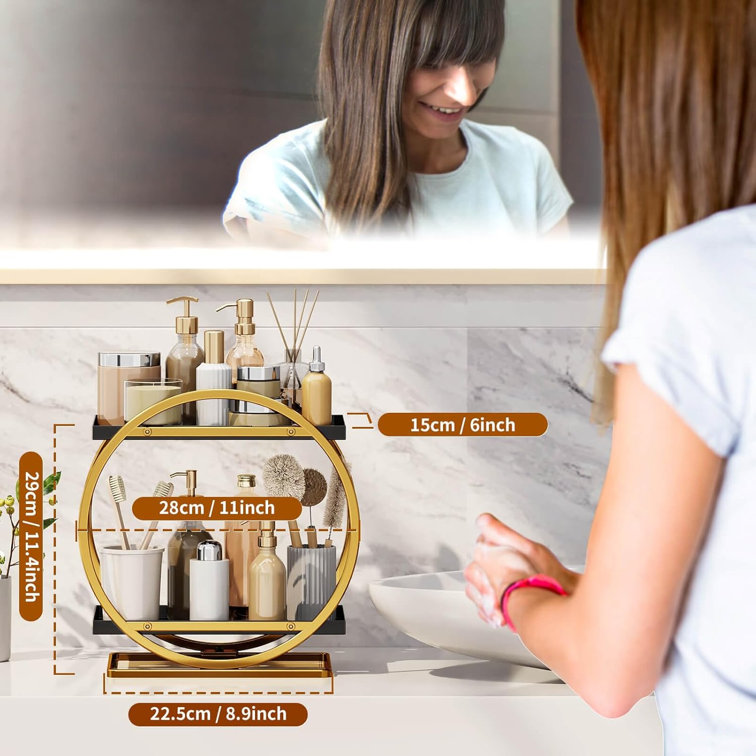 Stylish Makeup Perfume Organizer