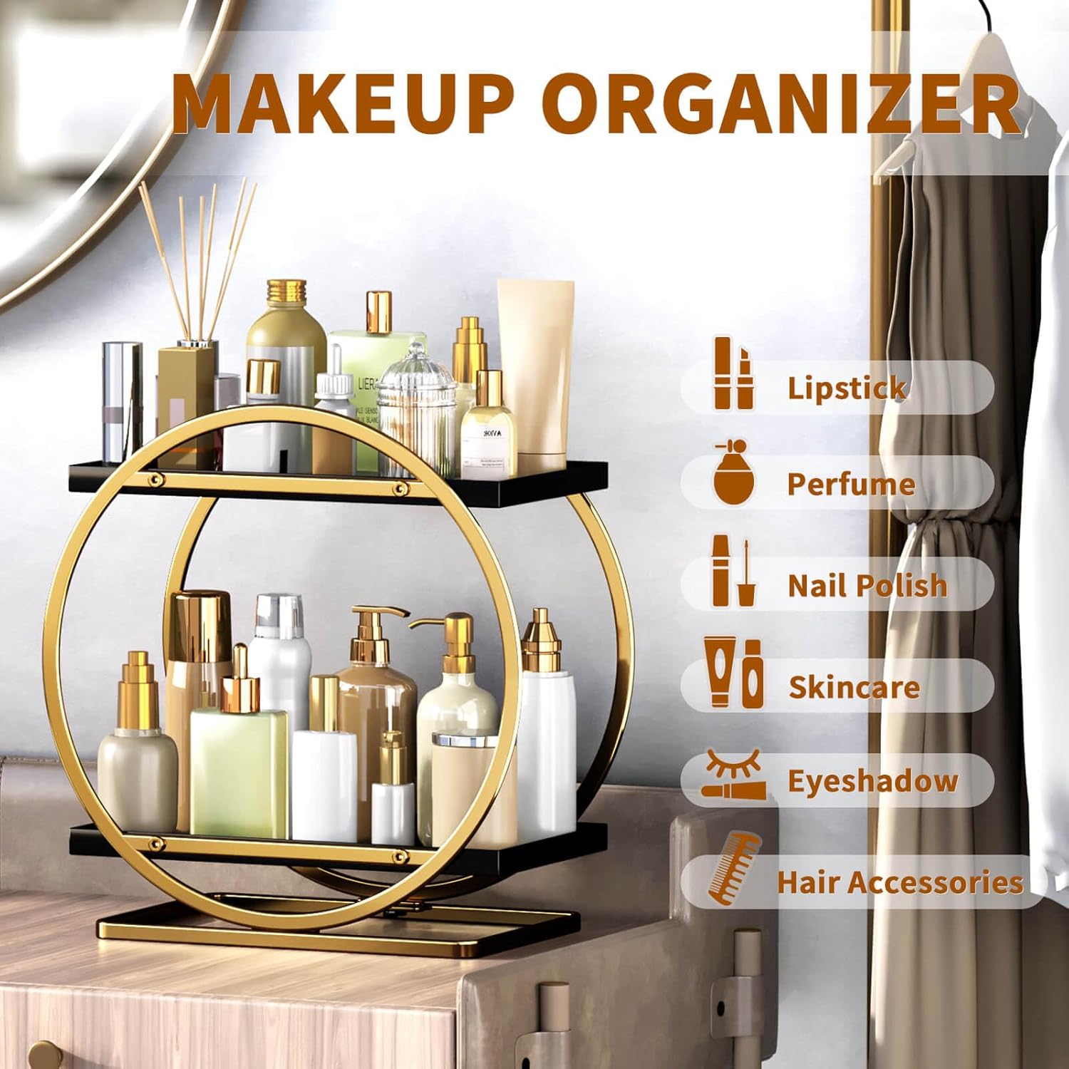 Stylish Makeup Perfume Organizer