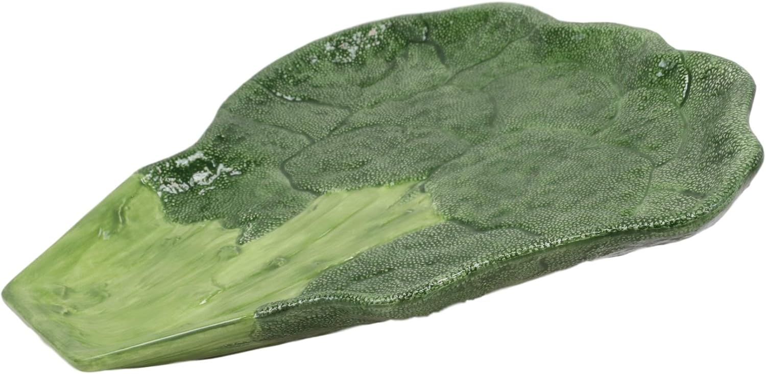 Ebros Gift Broccoli Steak Dinner Plate Set