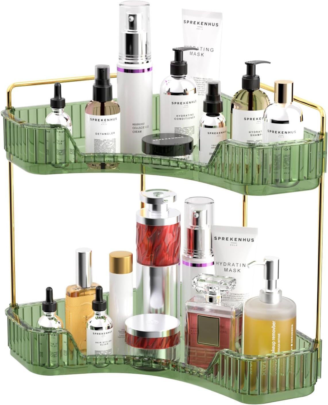 GTI 2-Tier Corner Bathroom Organizer
