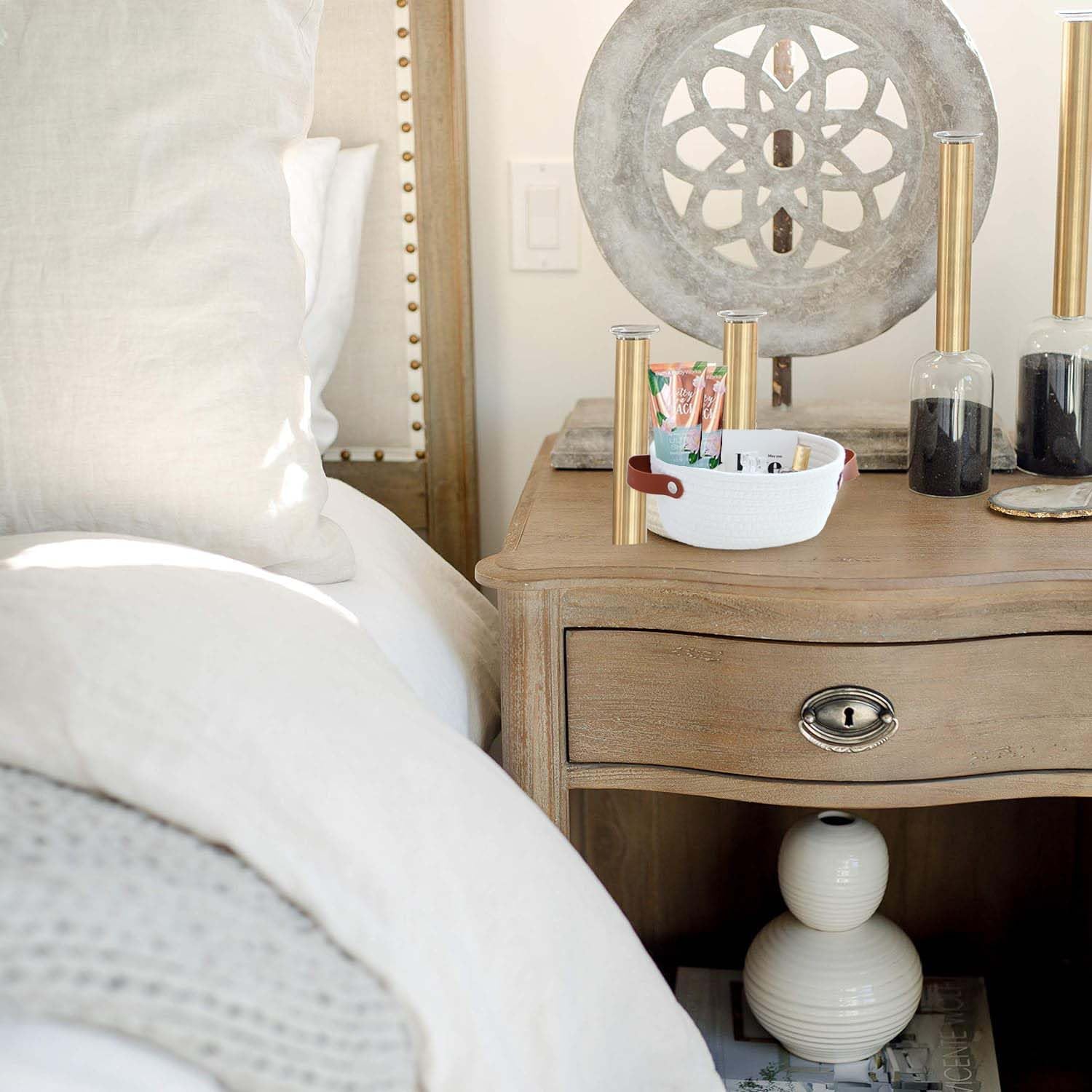 Versatile Woven Basket for Bathroom Storage