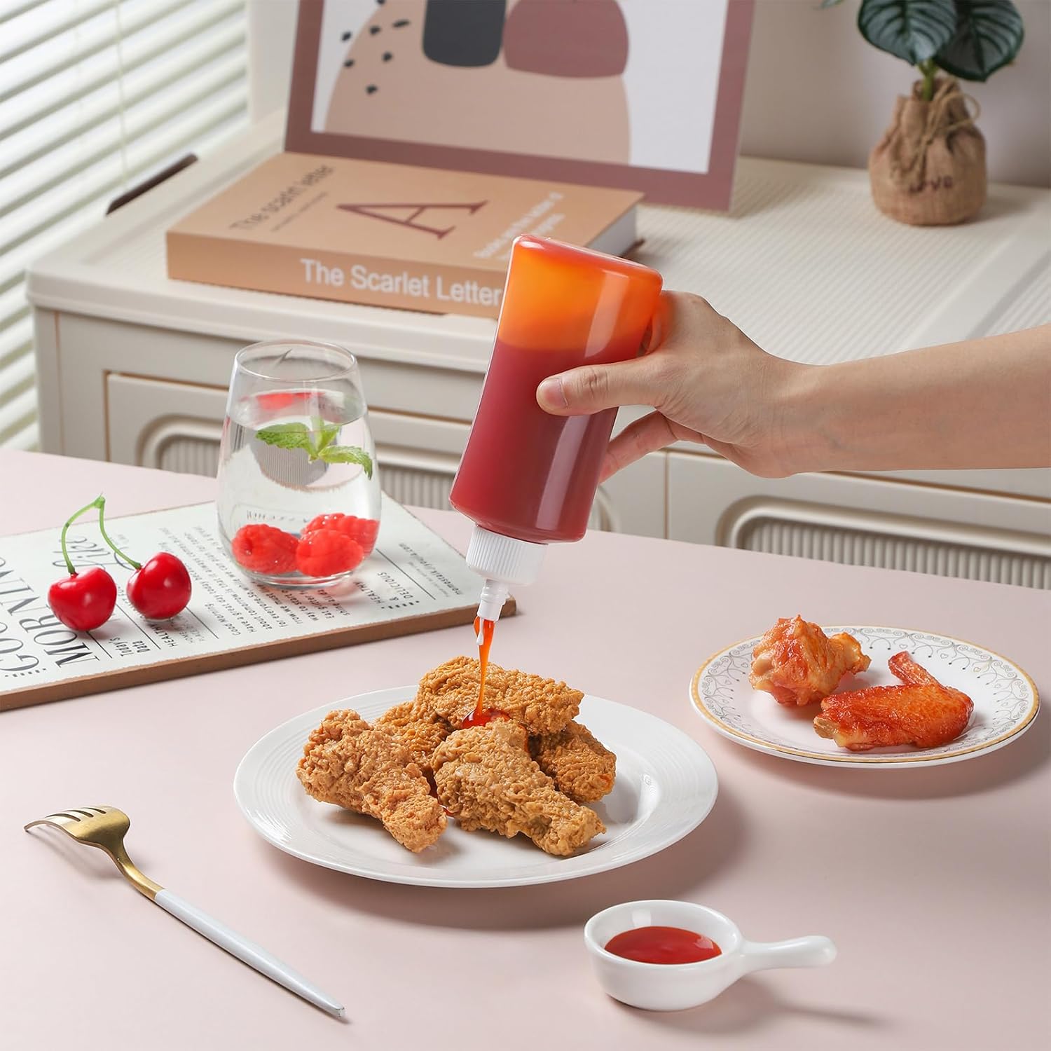 6-Piece Laughing Cow Squeeze Bottle Set