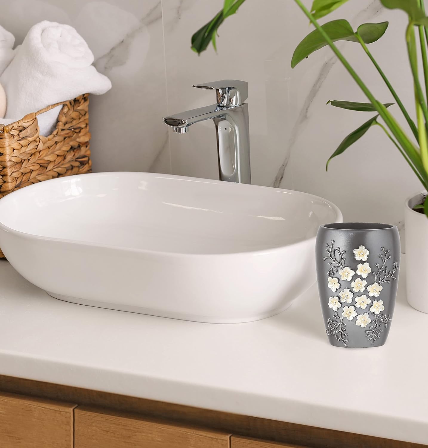 Popular Bath Tumbler Bloomfield Grey
