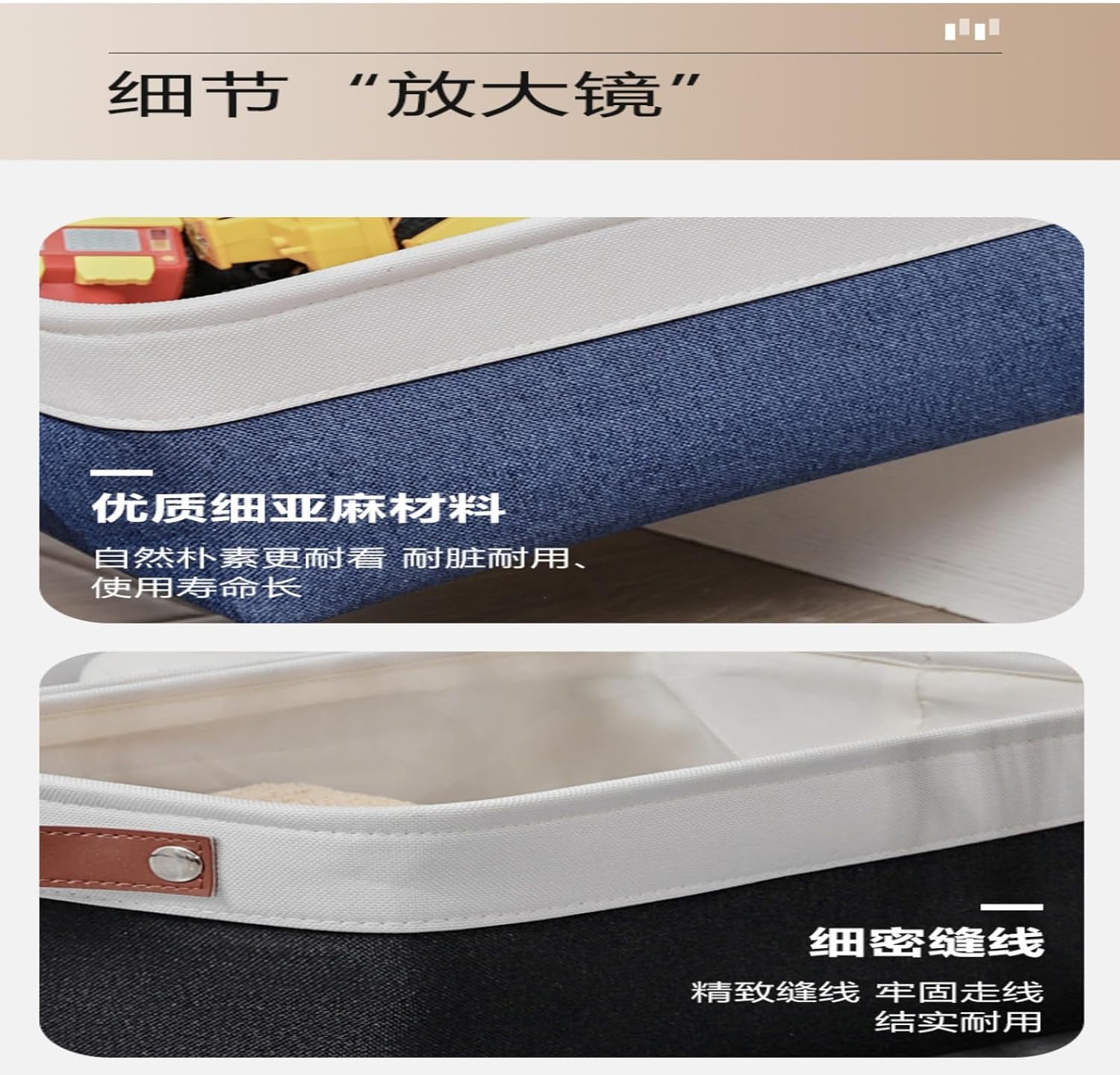 Oinch 2-Piece Foldable Storage Bins for the Bathroom