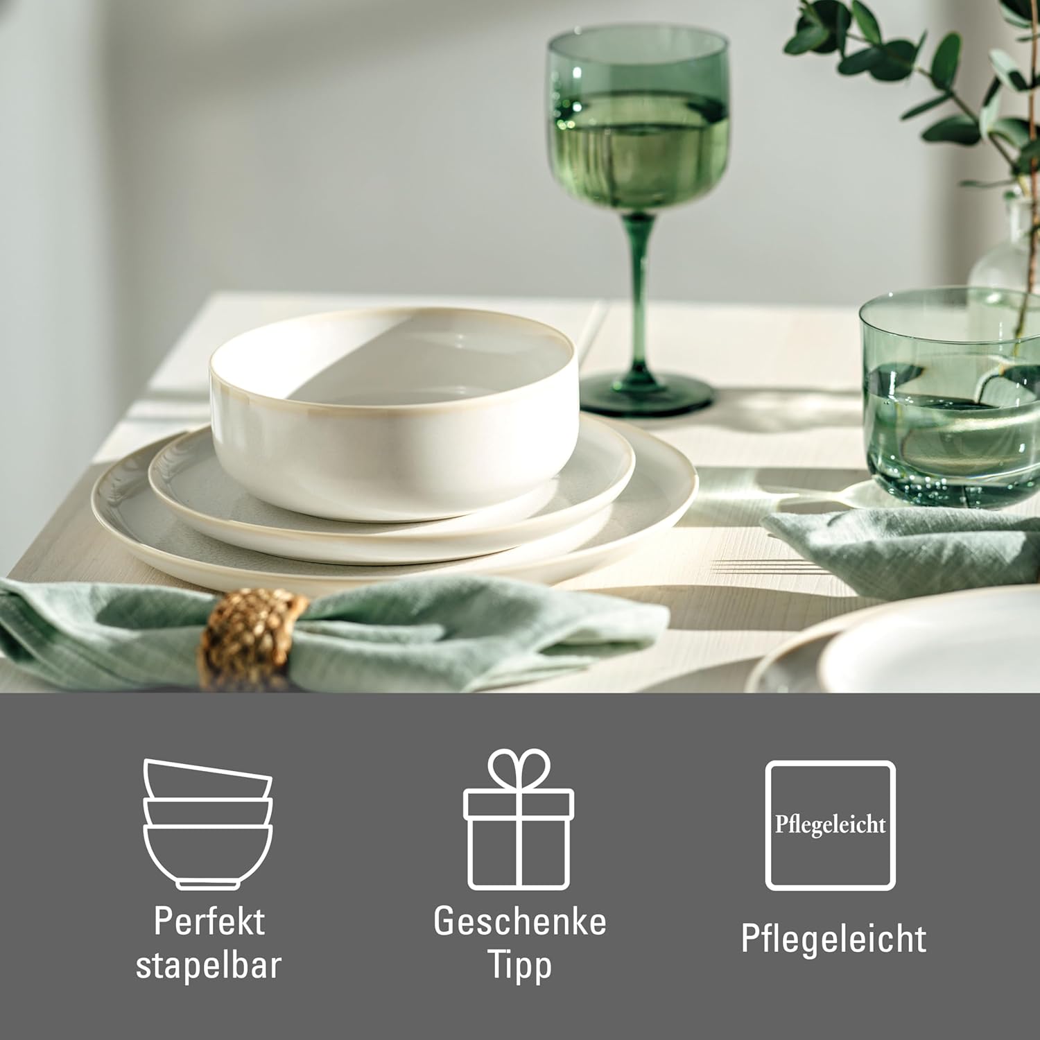 Crafted Cotton Dinner Plate by Villeroy Boch 1