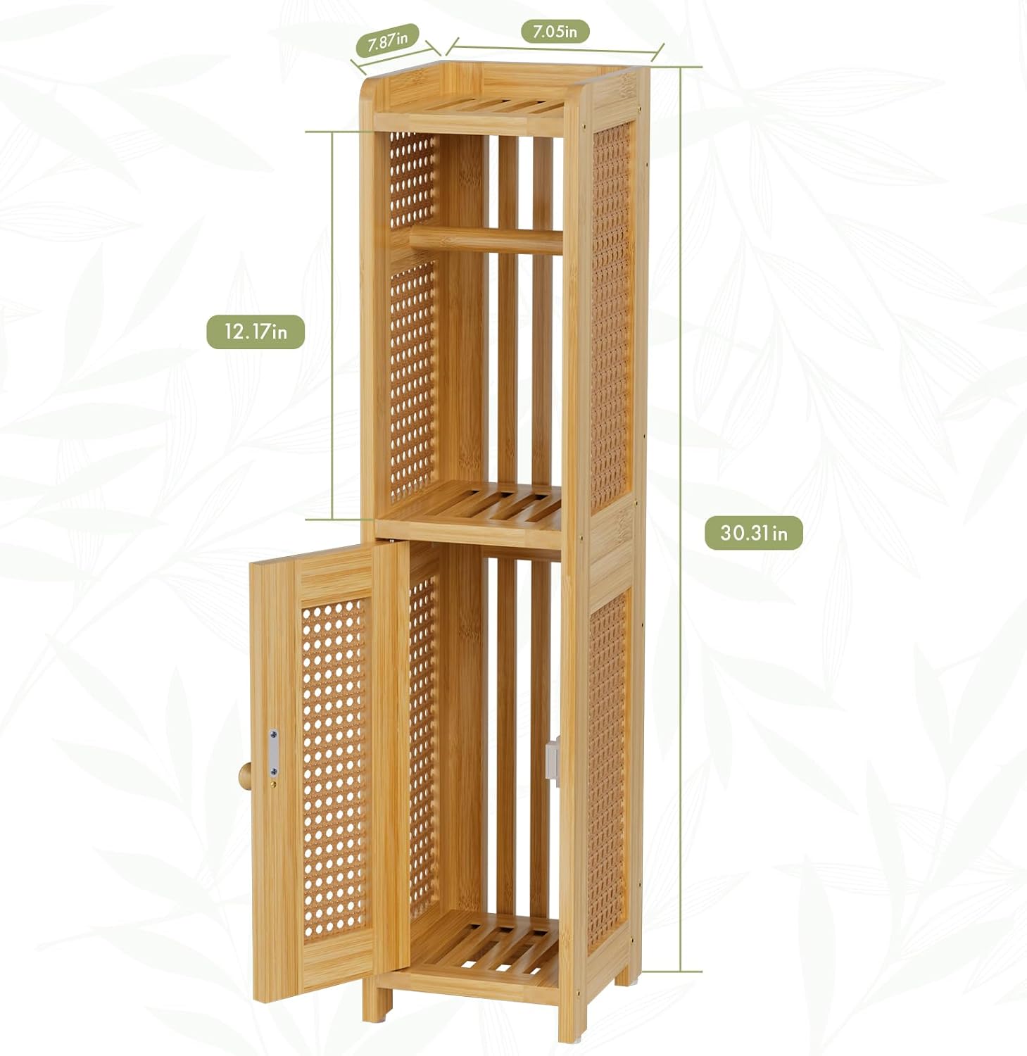 AmazerBath Toilet Paper Storage Cabinet