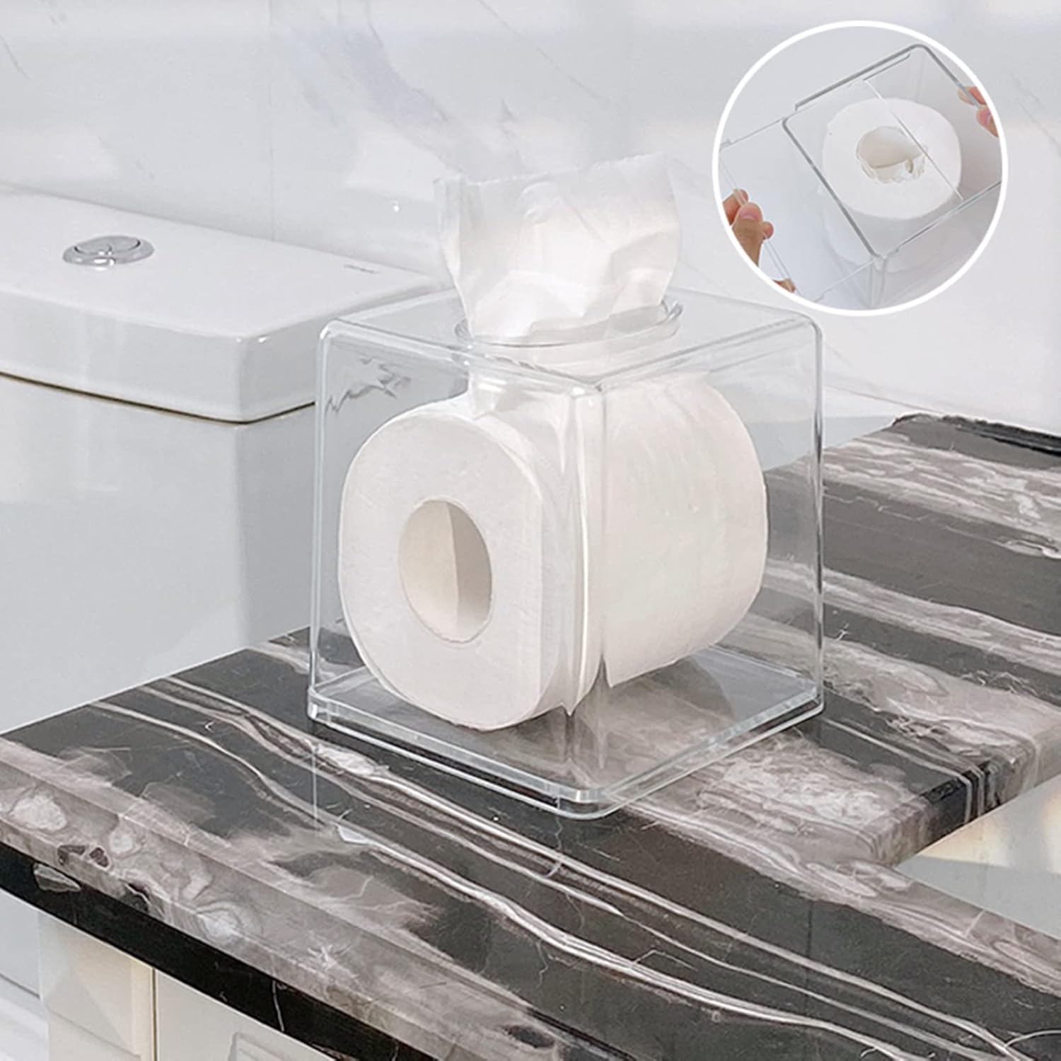 Yopay 2 Pack Square Tissue Dispenser Box