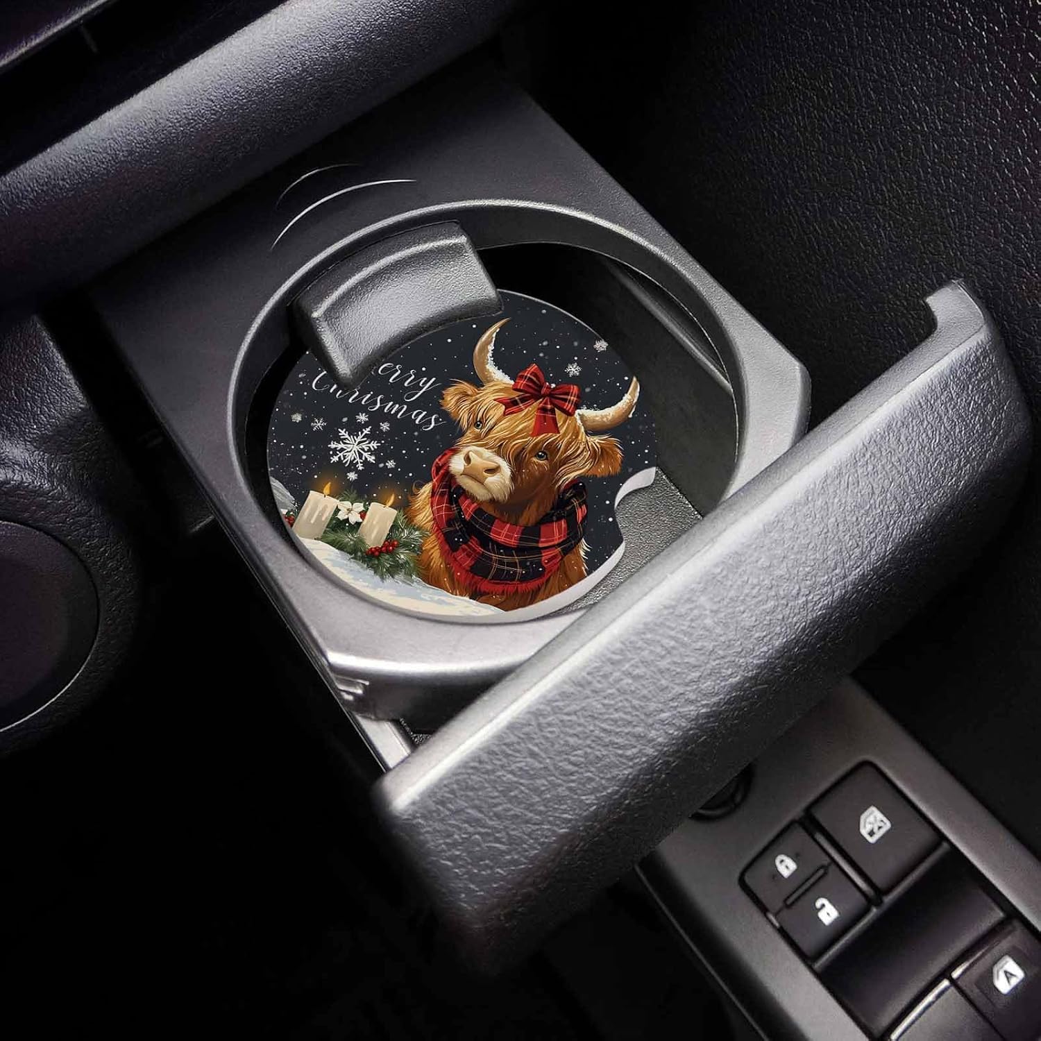 Litter StarCar Coasters Christmas Gift Set 4 Pcs