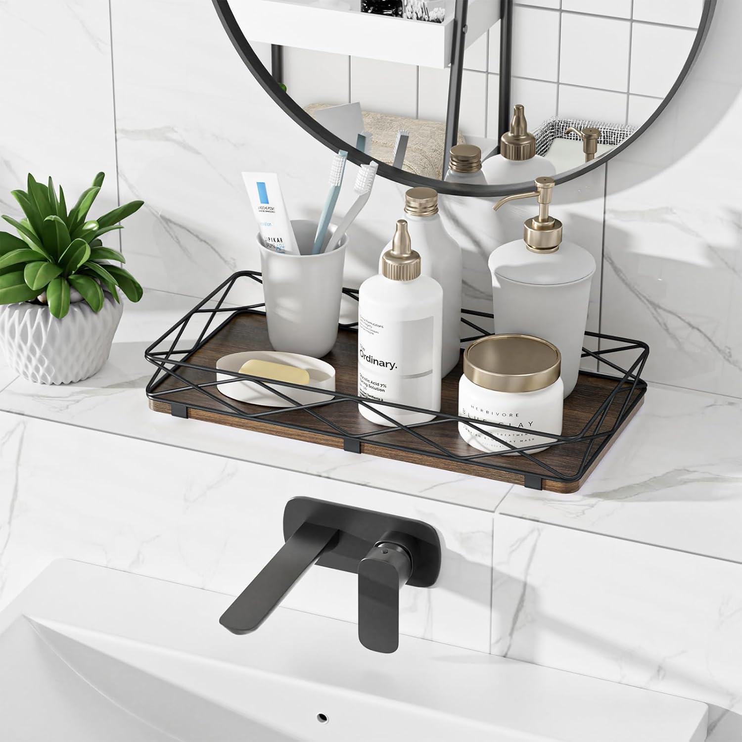 Luxurious Toiletry Organizer from Lixple - Elevate Your Bathroom Experience
