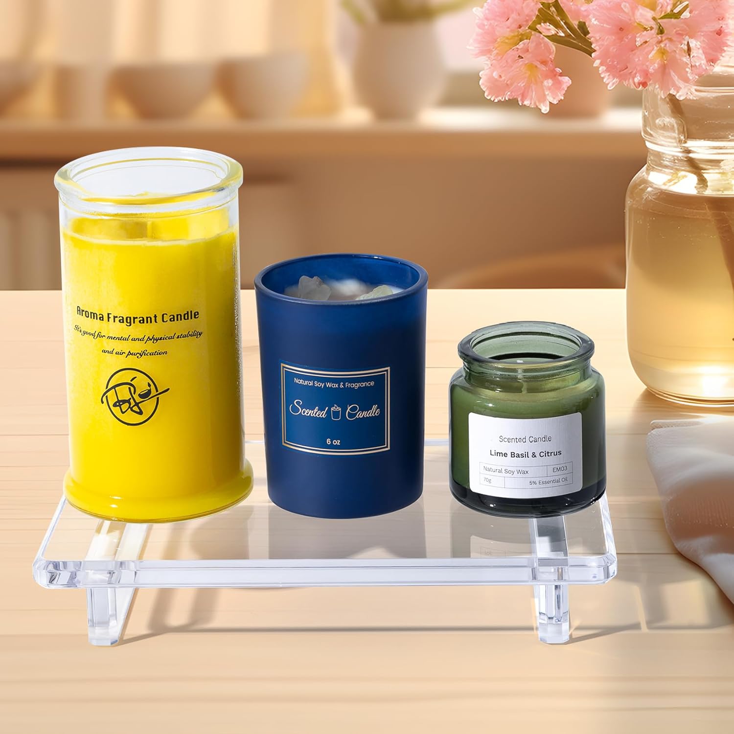 Acrylic Bathroom Counter Organizer