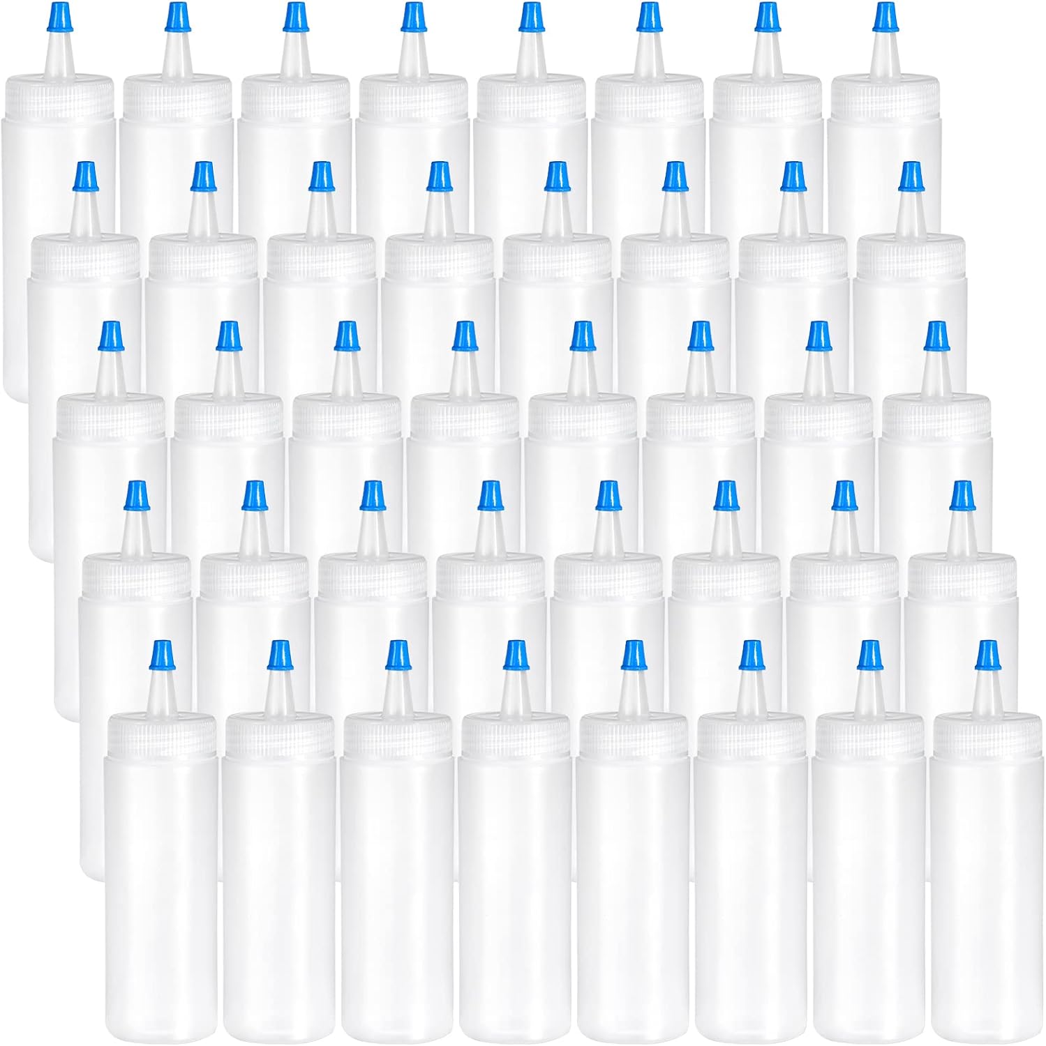 Fasmov Squeeze Bottle 40-Pack for Kits Salads and More