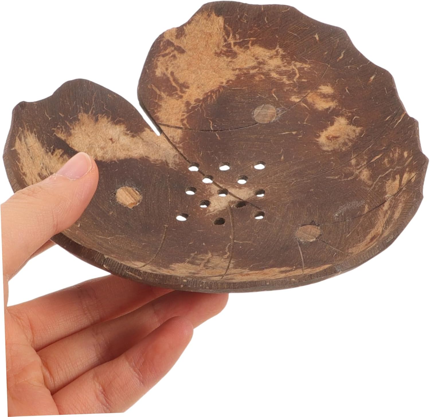 Stylish Coconut Shell Soap Dish Holder for Bathroom