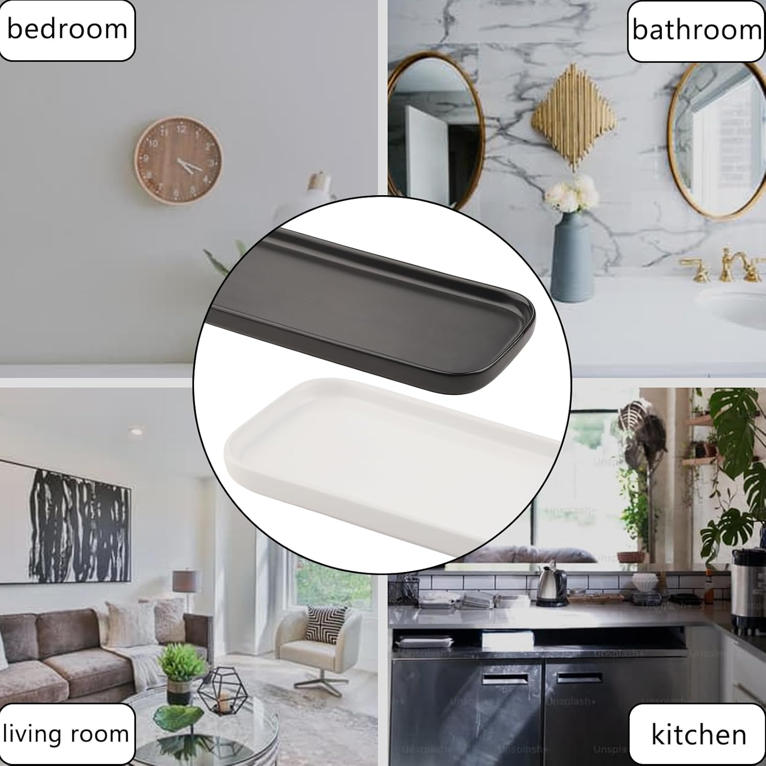 Perfect for Both Kitchen and Bathroom Counters
