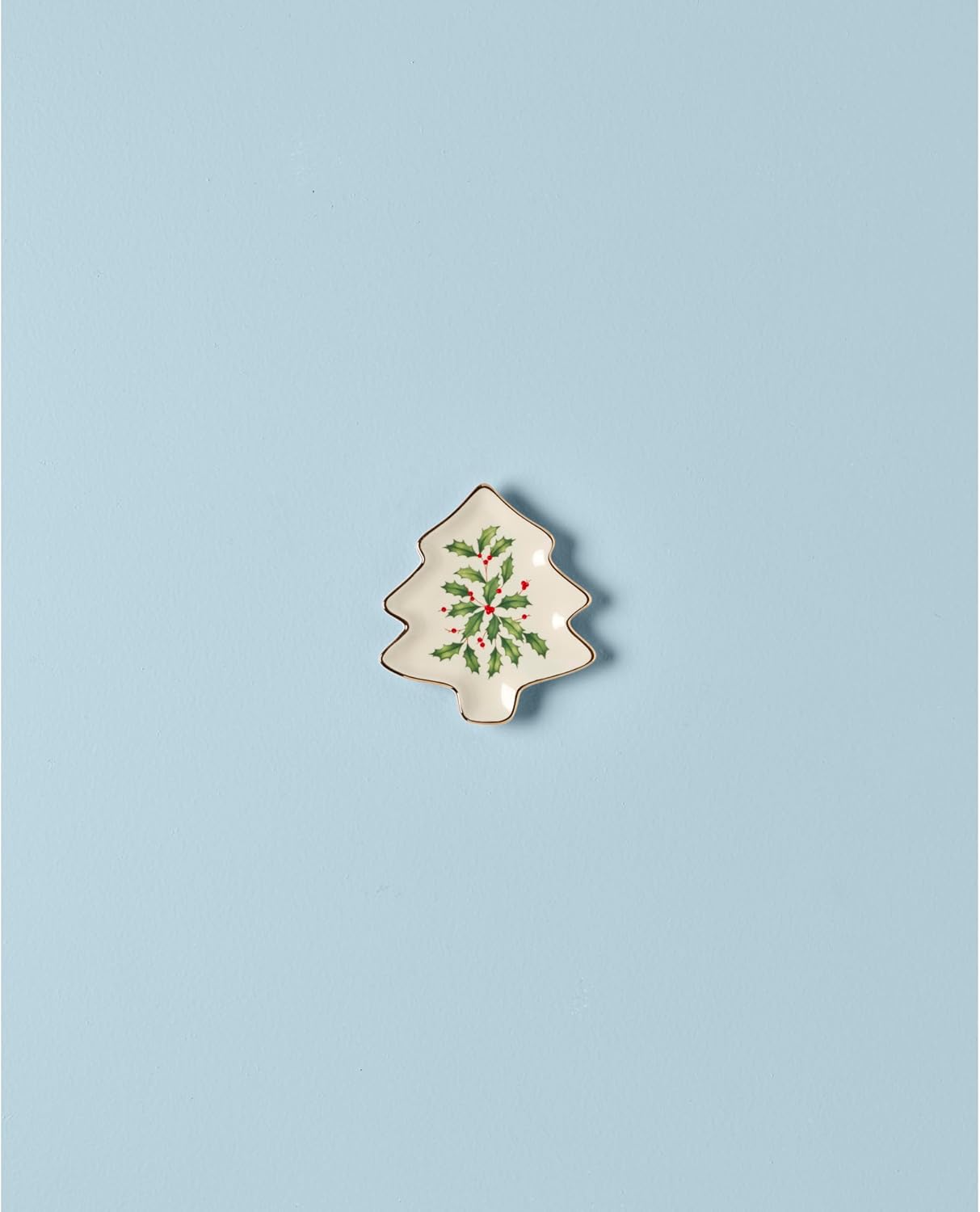 holiday tree shaped party plate
