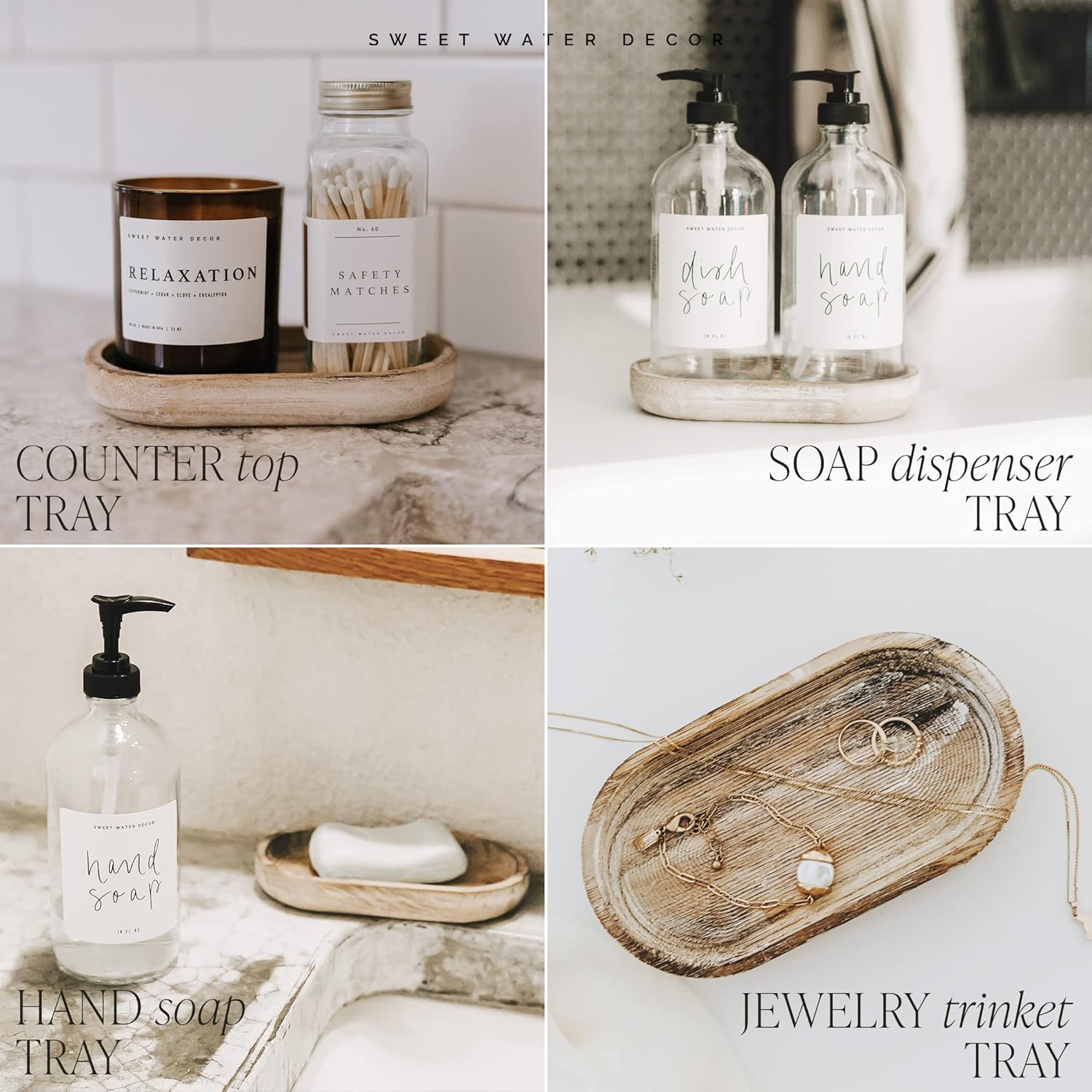 Rustic Farmhouse Wood Tray