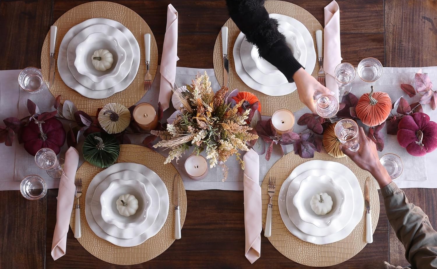 11 Luxury das plate set VIDA Havanacollection Melamine food-safe