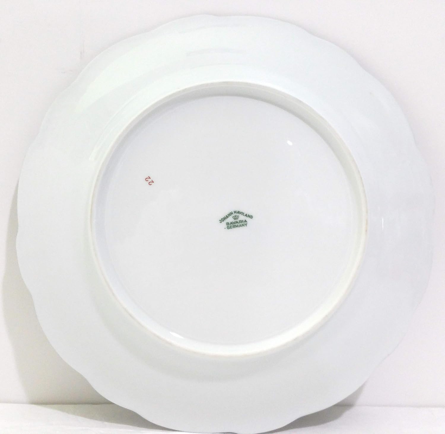 Johann Haviland Blue Gerdovita Dinner Plate Bavaria - Masterpiece of European craftsmanship