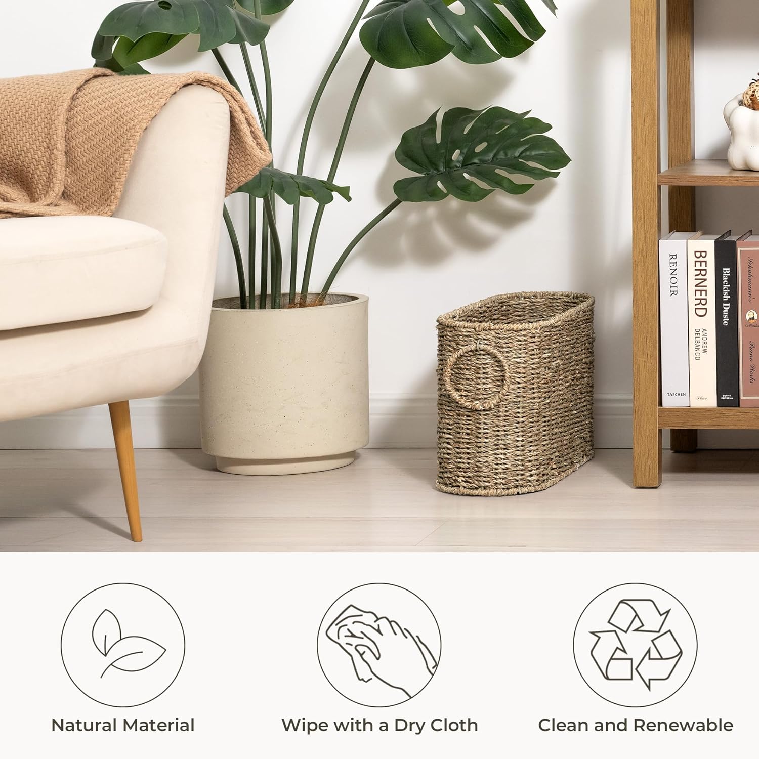 Eco-Style Toilet Paper Storage Bin