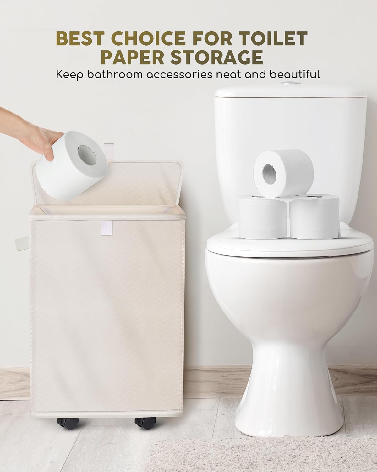 High-End 35L Toilet Paper Storage