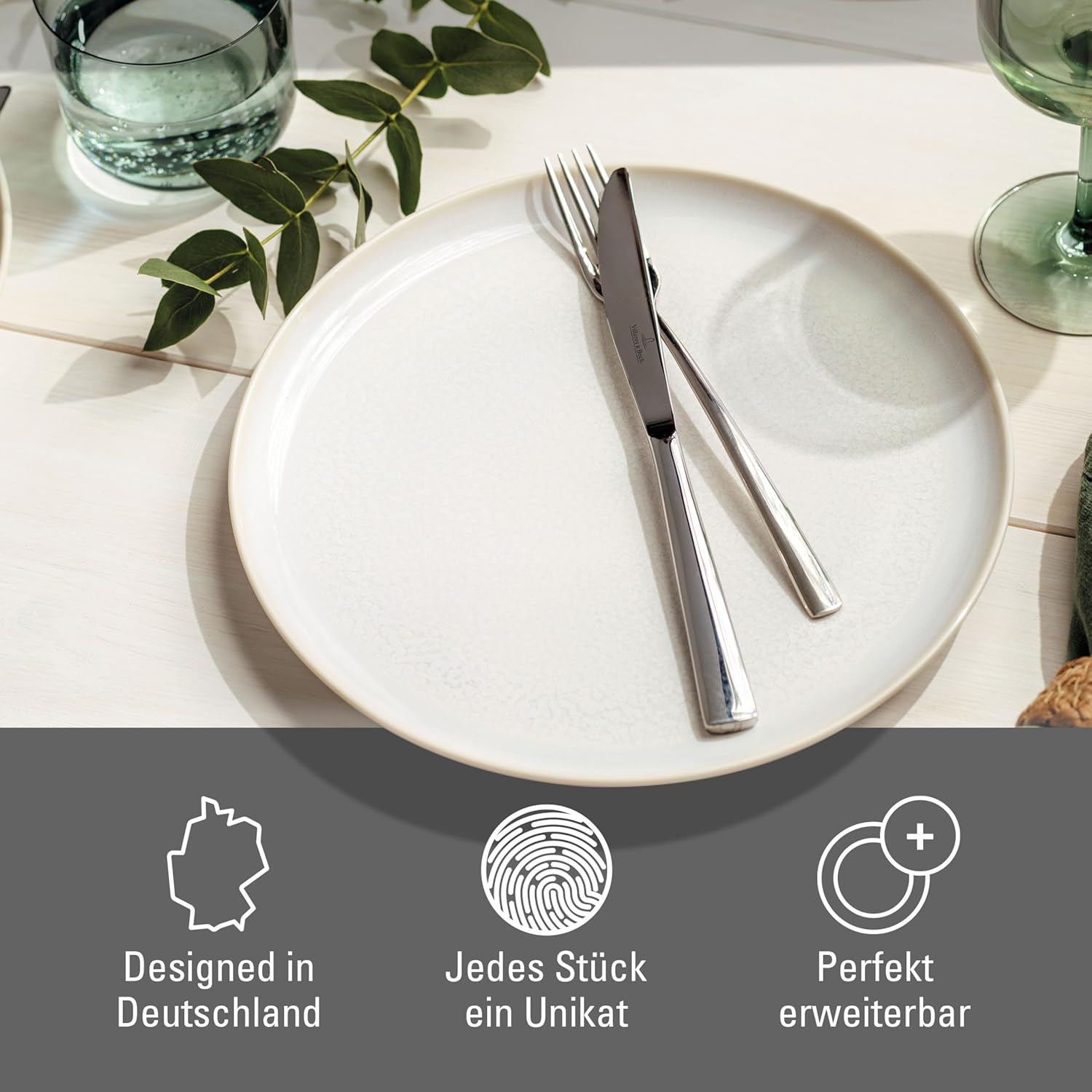 Crafted Cotton Dinner Plate by Villeroy Boch 1