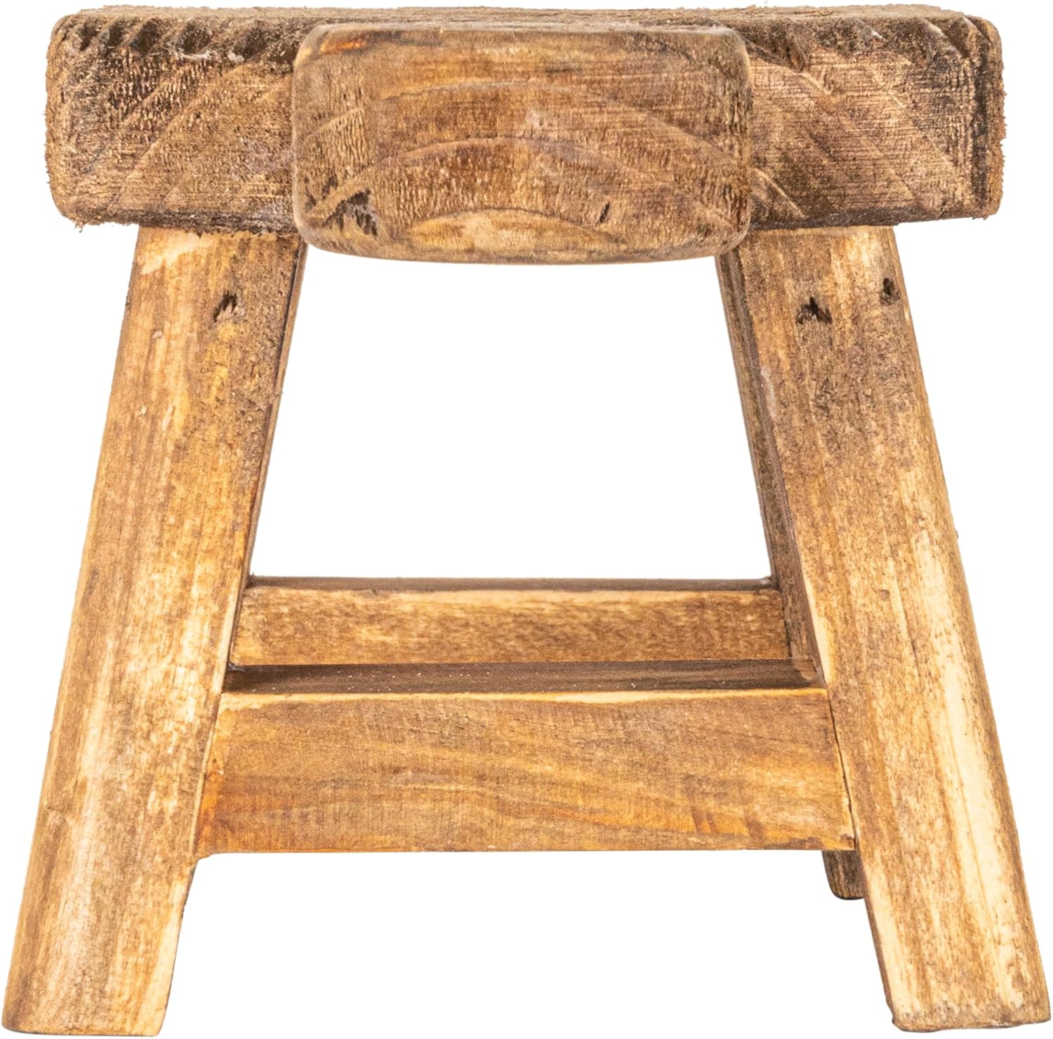 Creative Co-Op Decorative Pedestal with Handle