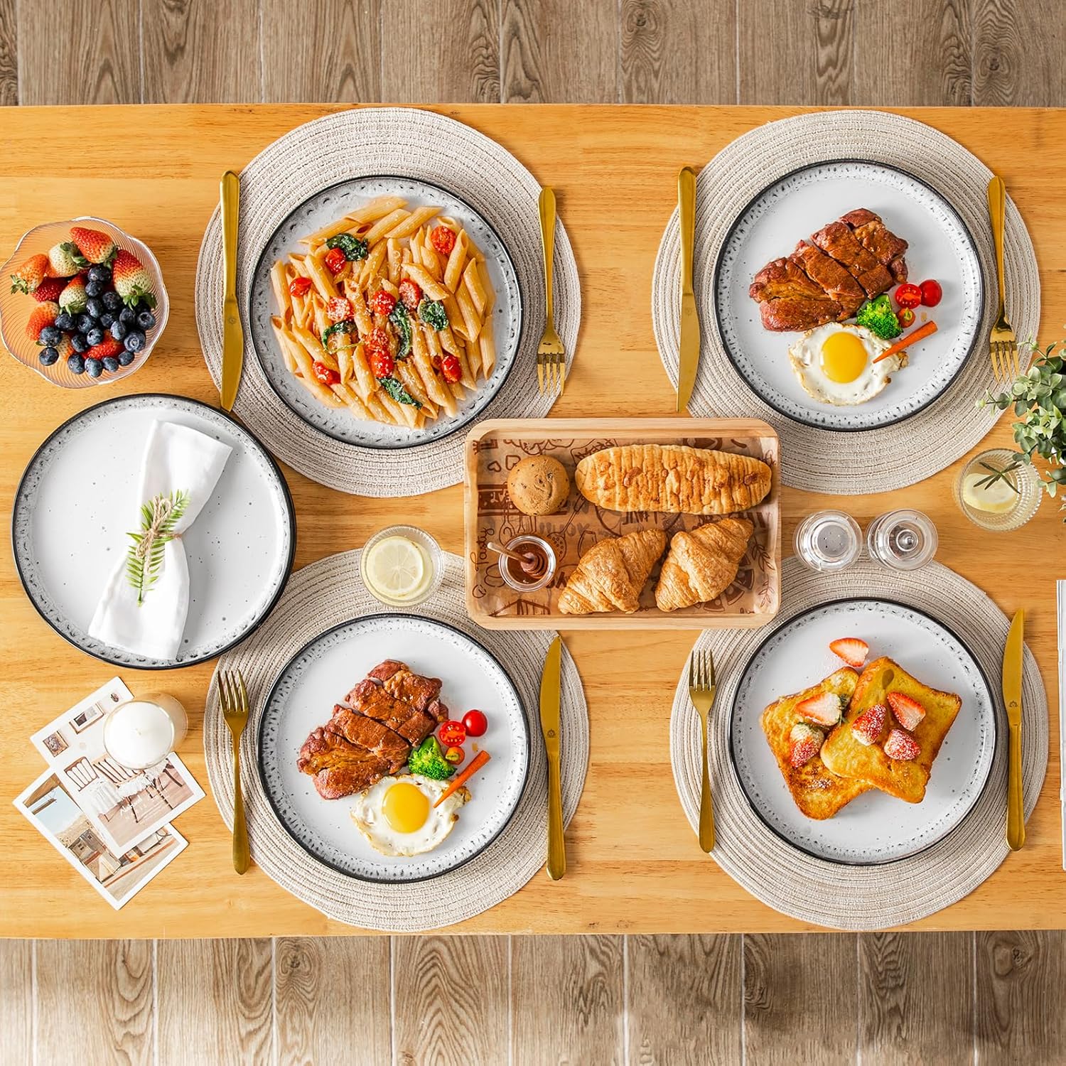 Vancasso PLAYA 6-Piece Dinner Plate Set