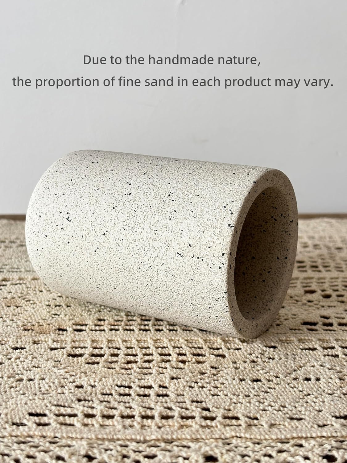 Concrete Tumbler Set 2-Pack Stylish Design for Bath Kitchen