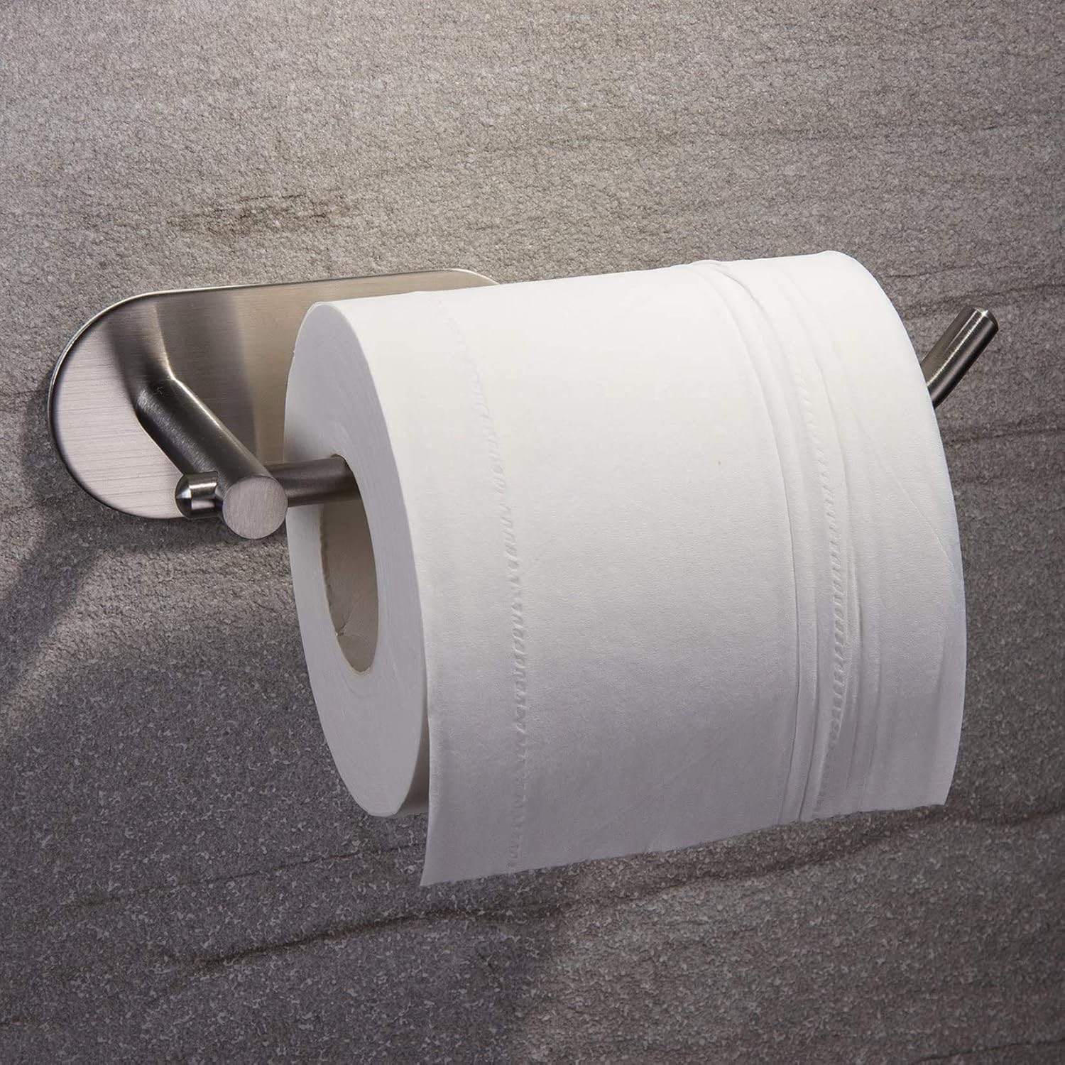 Toilet Paper Holder Rust-Resistant Stainless Steel Space-Saving Strong Track