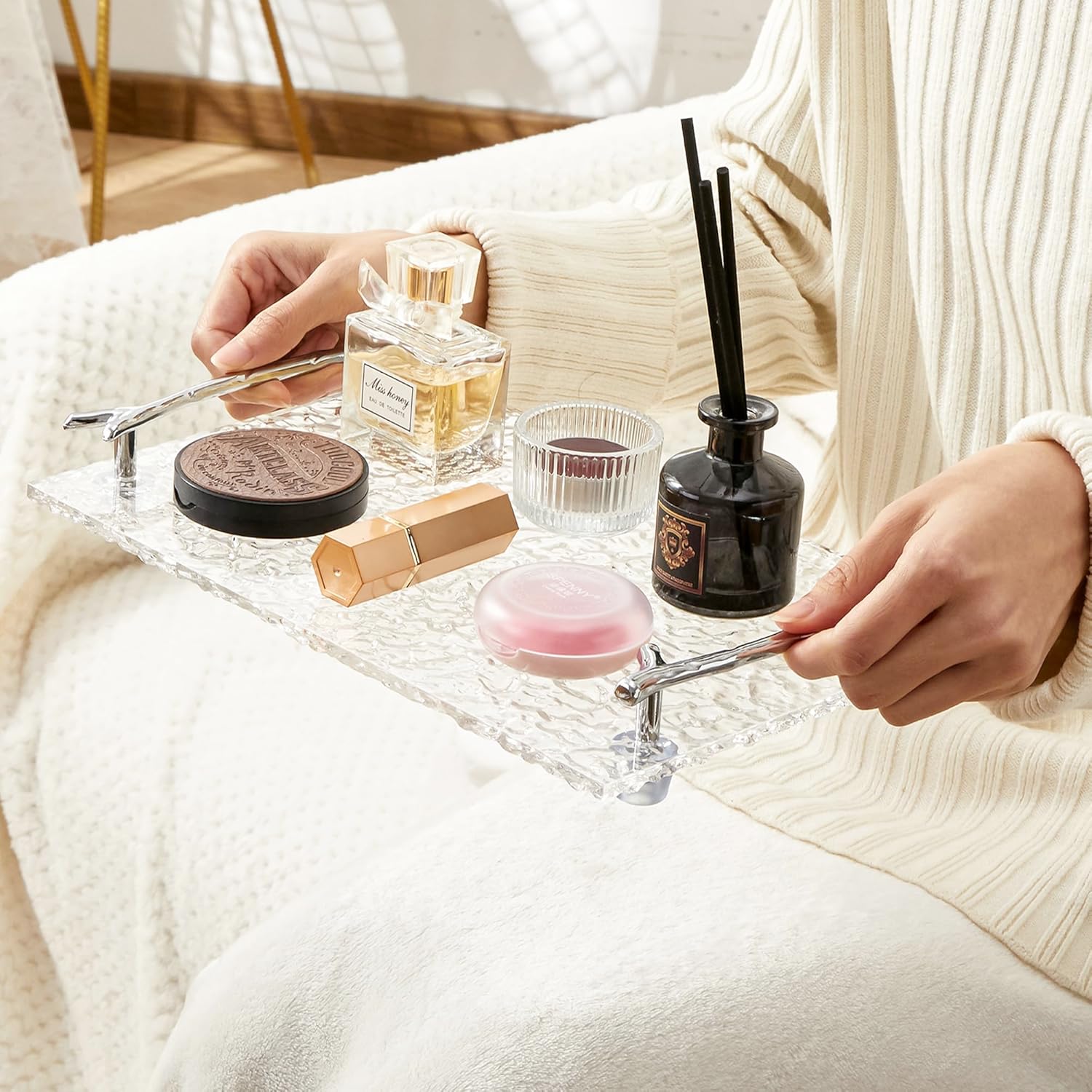 Elegantperfume tray stylish bathroom accessory