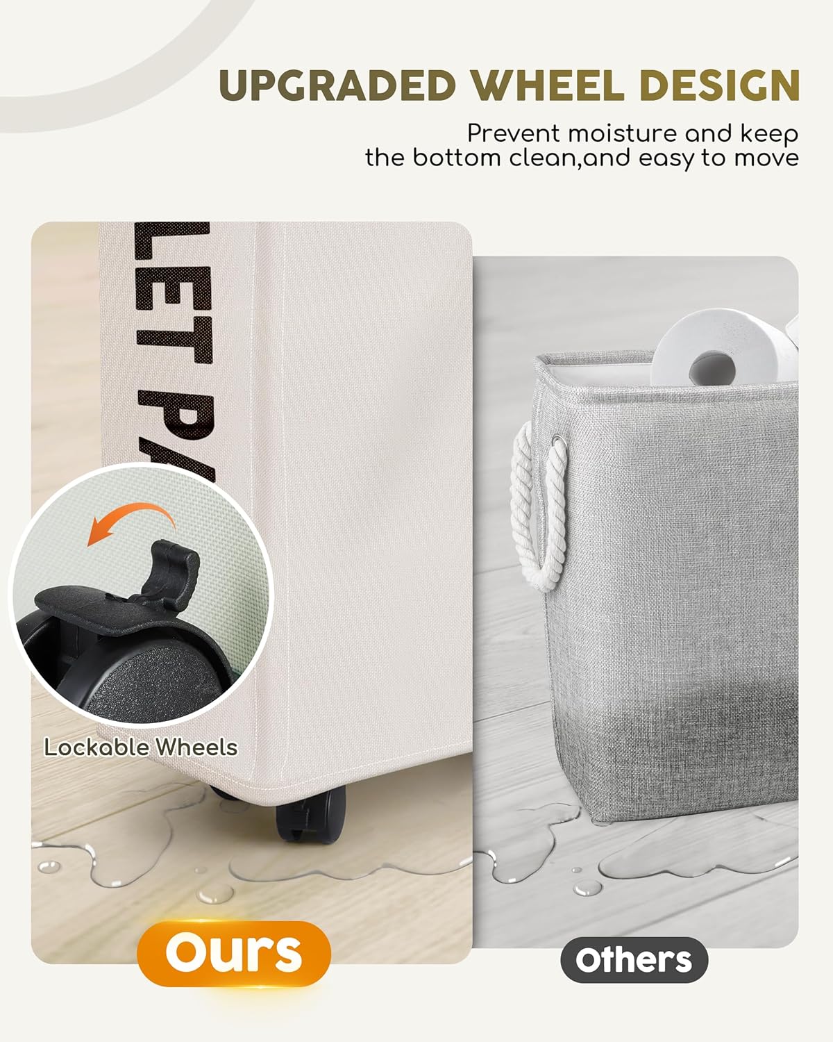 High-End 35L Toilet Paper Storage