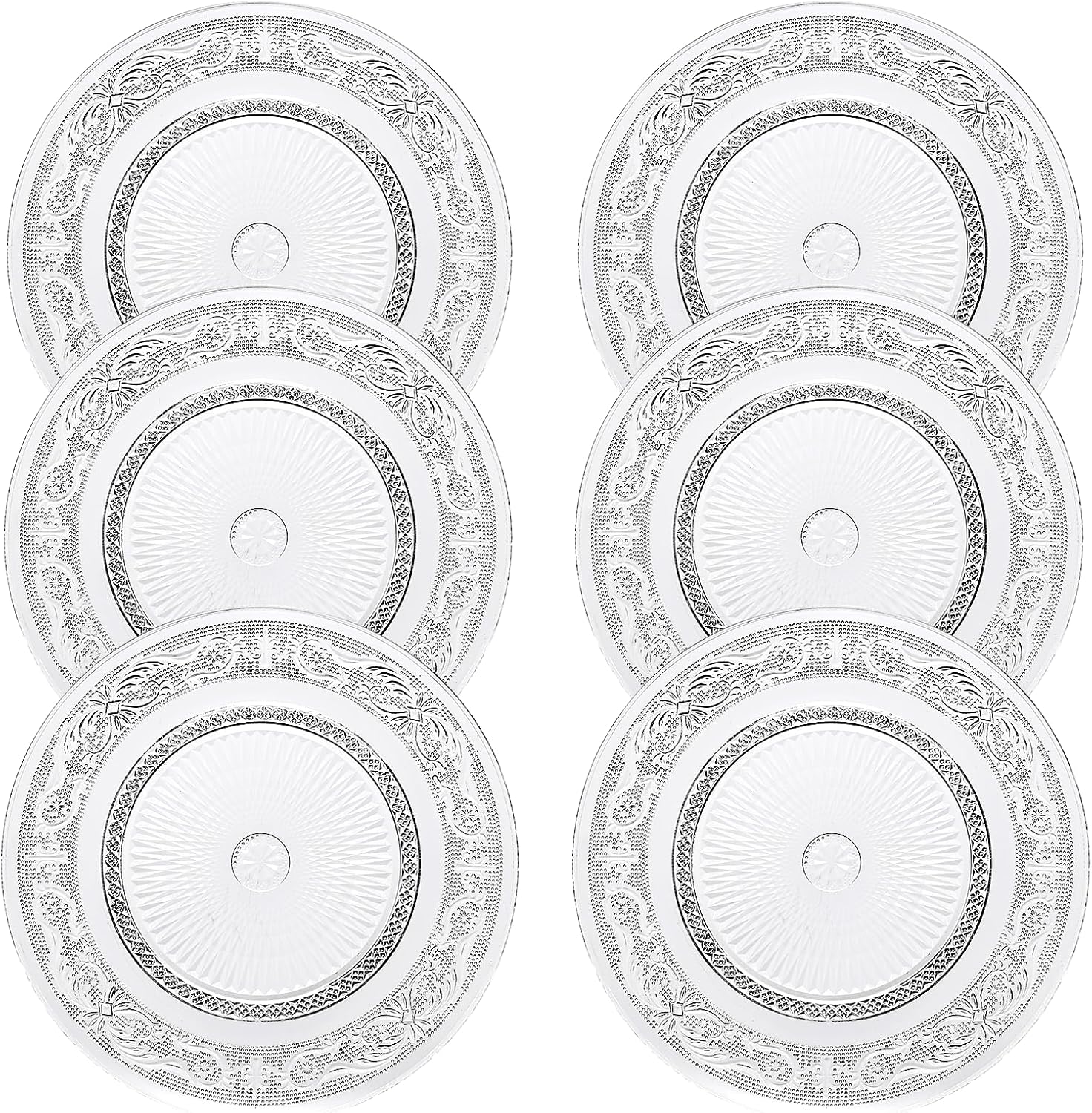 Art Deco Crystal Plates